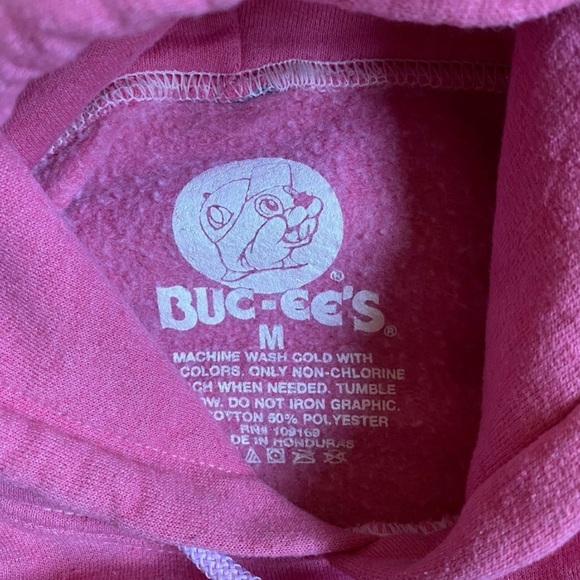 Buc-ee's Pink Hoodie - Picture 5 of 5